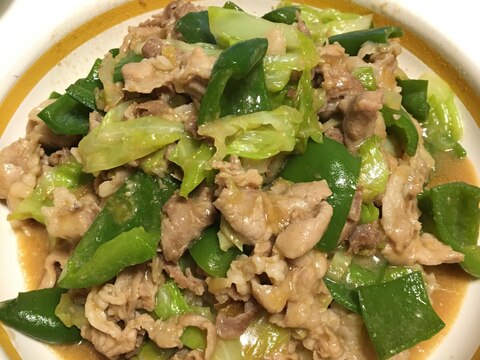 家にある調味料で！回鍋肉風